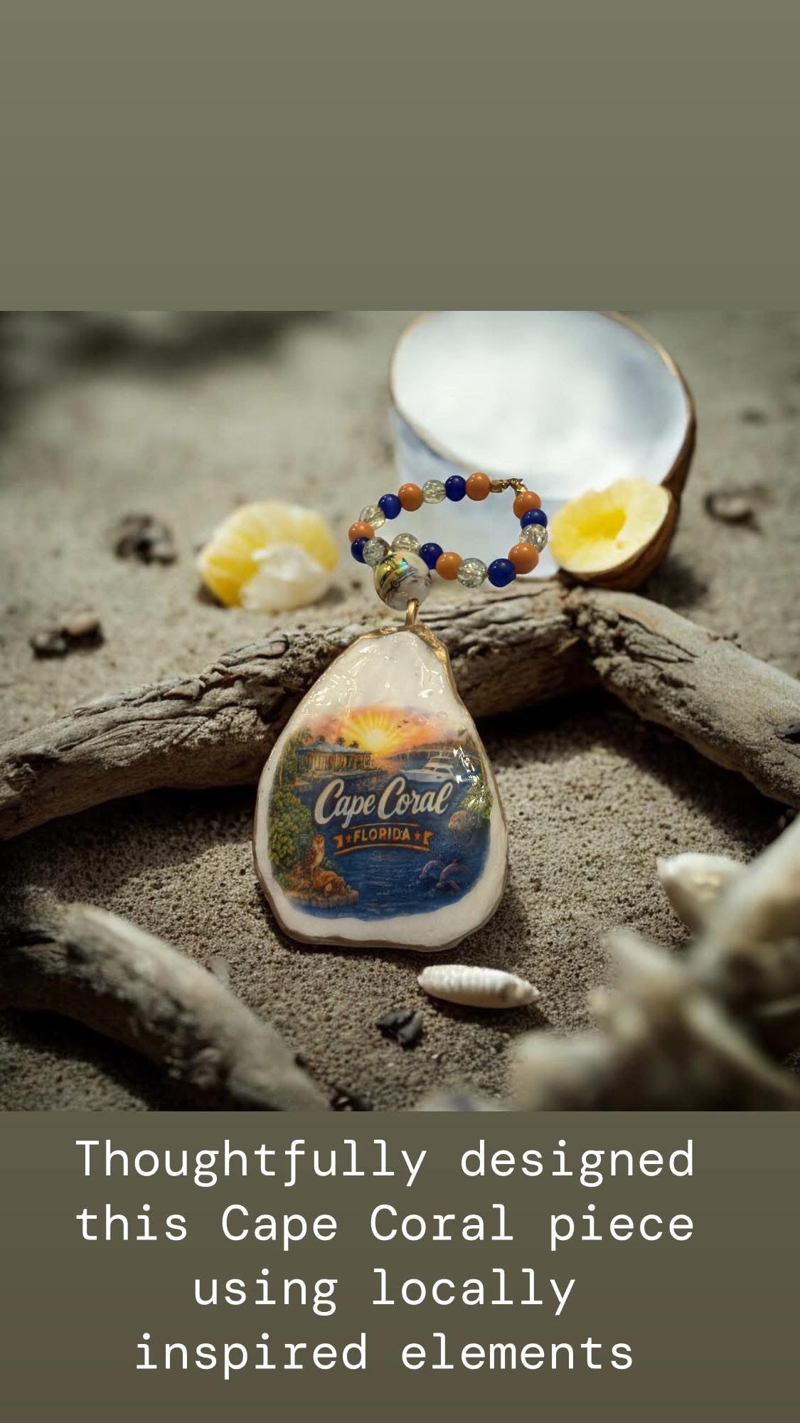 Cape Coral Sunset Coastal Keepsake