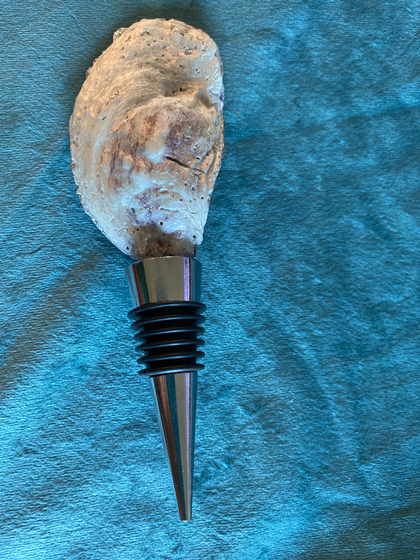 Red & Blue flower- wine stopper