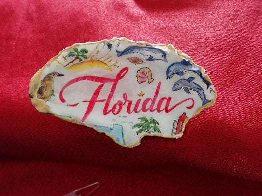 Florida with stand- Oyster Shell