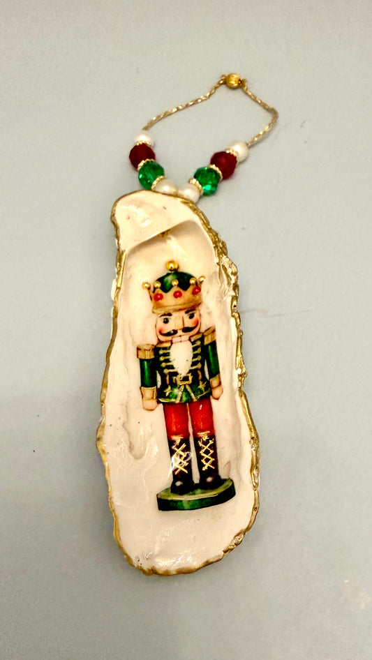 Nutcracker ornament /wine bottle Cham