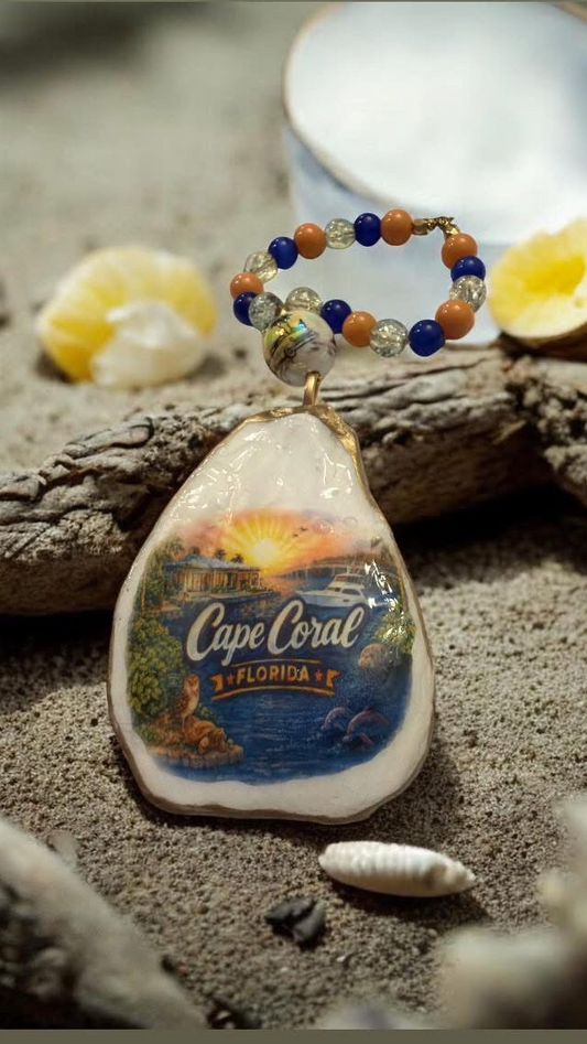 Cape Coral Sunset Coastal Keepsake
