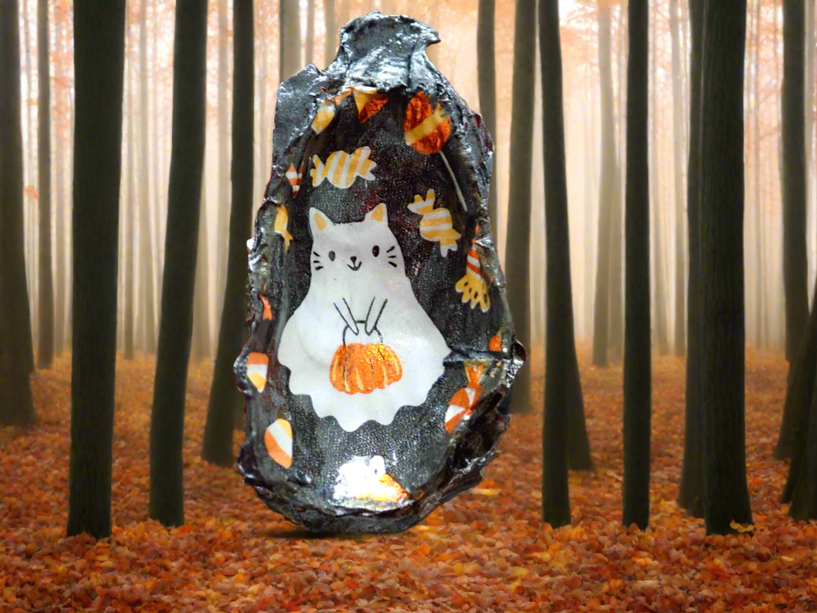 Halloween  Ghost Cat