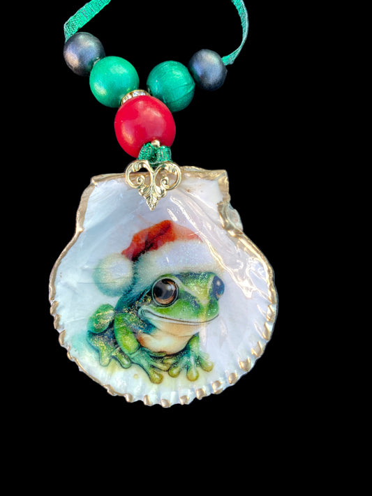 Christmas Hat frog