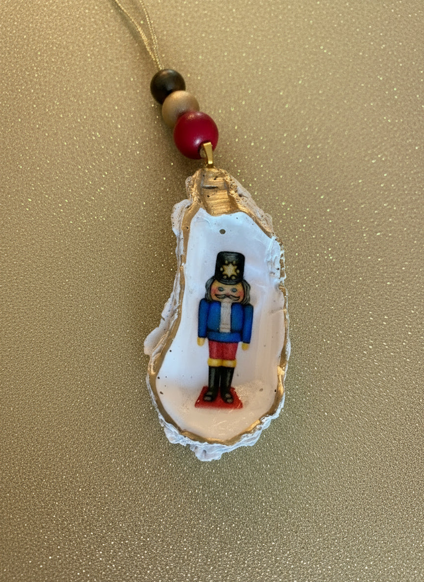 Nutcracker- Red & Blue uniform- oyster shell