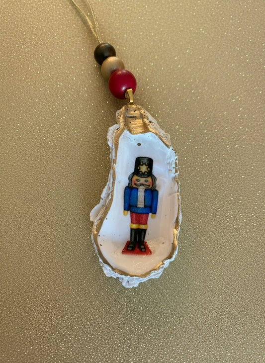 Nutcracker- Red & Blue uniform- oyster shell