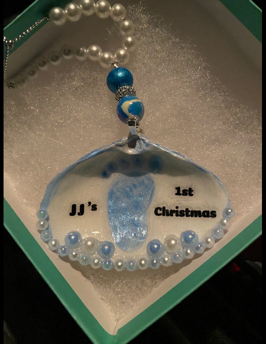 Baby boy 1st Christmas custom