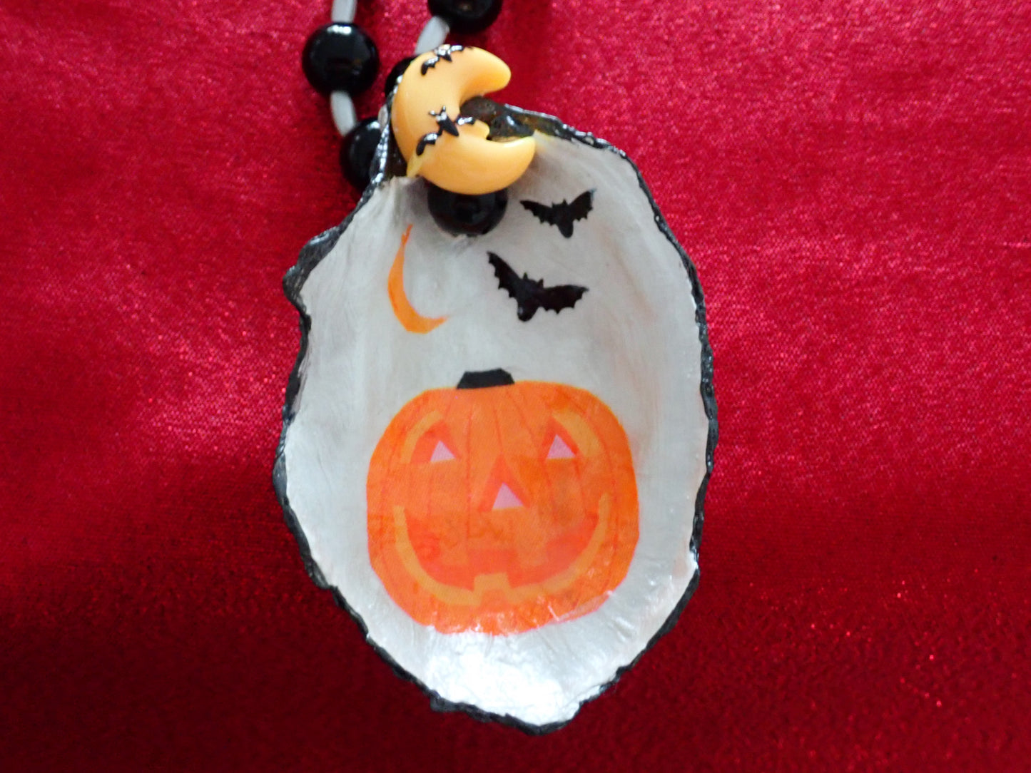 pumpkin with bat oyster